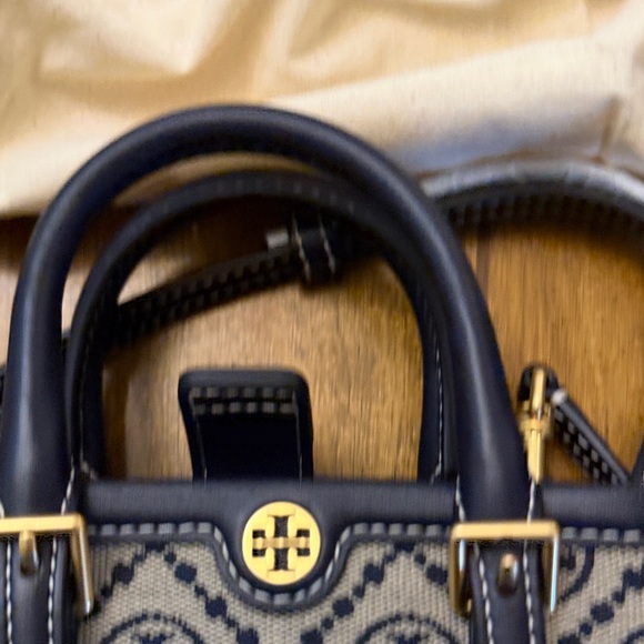 Tory Burch Black and Tan Mini Bag. BRAND NEW - Picture 2 of 8